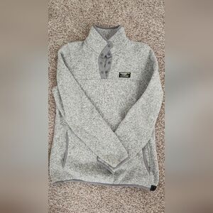 L.L. Bean Gray Textured Sweater